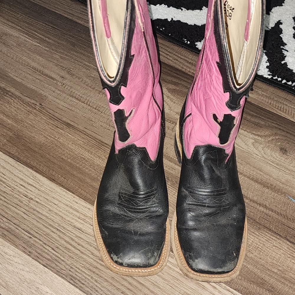 Old west Square tow boots